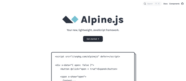 ¿Qué es AlpineJS?